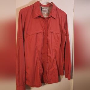 Columbia GRT Crimson GRT Long Sleeve Women's Shirt Size Large